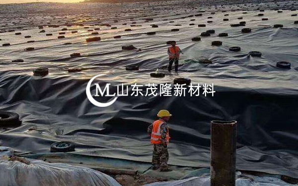 《福建武平垃圾填埋场》土工布、土工膜施工